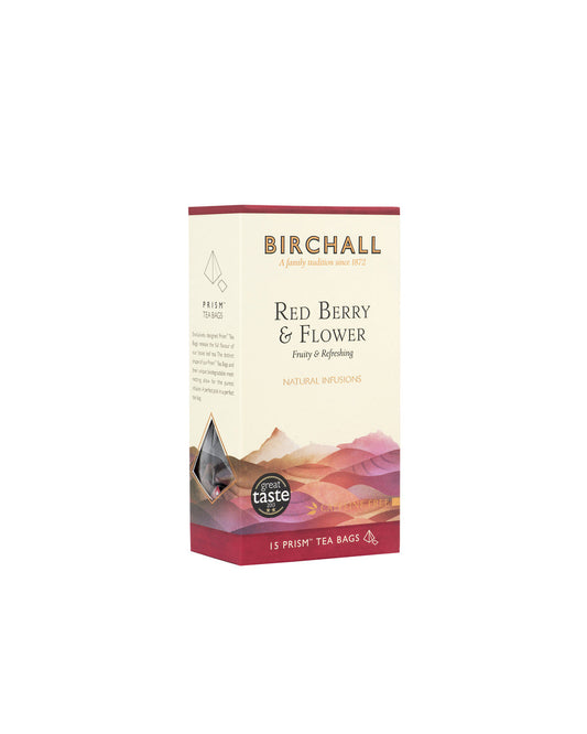 Birchall Red Berry & Flower Prism Tea Bags